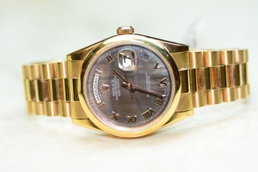 Rolex Day Date President 18k Everose Rose Gold 118205 MOP Dial 2006 Box/Papers