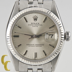 Rolex ? Men's OP Date Stainless Steel Automatic Watch Oyster Band #1500 1963