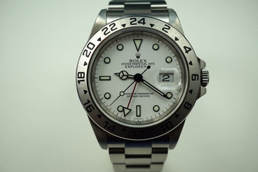 ROLEX 16570 EXPLORER II WHITE DIAL A SERIES w/BOX,PAPERS & SERVICE CARD C.1999!!
