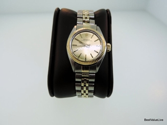 ROLEX Oyster Perpetual Two-tone 14k StainlessSteel LADIES WATCH 6719