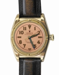 Vintage 30s Rolex Bubble Back 18k Oyster Perpetual Chronometer Reference 3372