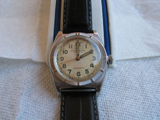 1944 MEN'S ROLEX BUBBLE BACK,REF 3372,SS,AUTO,ORIGINAL DIAL,33MM DIA