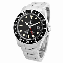 ROLEX Vintage Stainless Steel 40mm GMT Master 1675 Warranty Matte Dial Box
