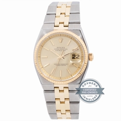 Rolex Datejust 1630 Auto 36mm Steel Yellow Gold Mens Bracelet Watch