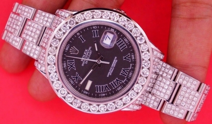 20 Carats Diamonds Rolex Date Just II 2 Watch Best Price Direct From Wholesaler