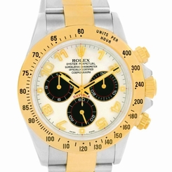 Rolex Cosmograph Daytona Panda Dial Steel Yellow Gold  Watch 116523 845960053839
