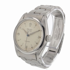 Rolex Oyster Precision Vintage Ivory Dial Steel Manual Ref 6422
