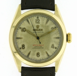 6084 RARE VINTAGE ROLEX SEMI BUBBLEBACK CHRONOMETER RED