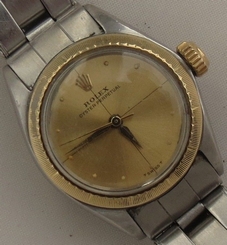 Fake AAA Rolex Oyster Perpetual Lady wristwatch ref. 6619 steel & gold case 25 mm. Watch