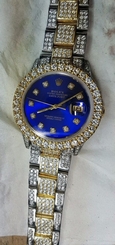 Rolex Datejust Mens Two-Tone 36mm Watch 14 Carat Diamonds Hip Hop Bling ASAAR