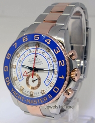 Rolex Yacht-Master II 18k Everose Gold/Steel Cerachron Watch Box/Papers 116681 845960058445