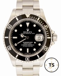 Rolex Submariner Auto Stainless 40mm Black Dial