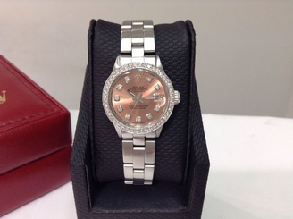 ROLEX Ref. 6517 Oyster Perpetual DATEJUST 27mm w/ Diamond Dial & Bezel! BEAUTY!!