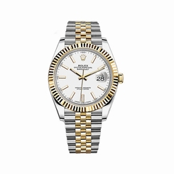 NEW Rolex Datejust II White Dial steel and 18K yellow gold 41 mm 126333 wij