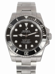 Rolex Submariner non-Date Steel, Black Ceramic Bezel Dial Ref 114060 Year 2012 683498400684