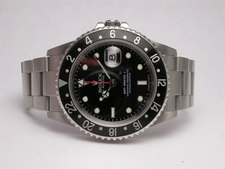 ROLEX GMT MASTER II "ERROR DIAL" 16710 STAINLESS STEEL AUTOMATIC MENS WATCH