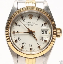 Auth ROLEX Oyster Perpetual Date 6917 Automatic Women's watch