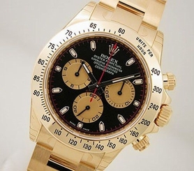 Rolex Cosmograph DAYTONA 116508 Mens 18K Yellow Gold Black Paul Newman Dial 40MM