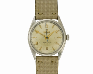 Vintage 1946 Mechanical ROLEX BUBBLEBACK ref. 4365 Stainless Steel Wristwatch