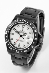 Rolex Stainless Steel Explorer - White Dial - with PVD Coating - Ref# 16570