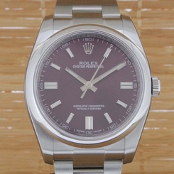 Rolex Oyster 36 Grape 116000 - Unworn with Box and Papers 2016