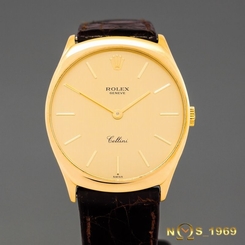 ROLEX CELLINI 18K YELLOW GOLD REF 4133 MEN'S BOX & PAPER
