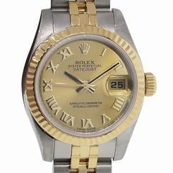 Rolex 179173 Two Tone Champagne Dial Ladies Watch