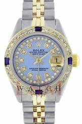 Used Rolex Lady Datejust 69173 Two-Tone MOP String Diamond Dial/Sapphire/Bezel 27543000069