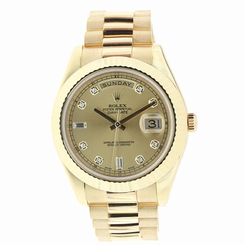 Rolex Day-date II Yelllow Gold - Diamond Dial -218238 Wrist Watch for Men 845960081610