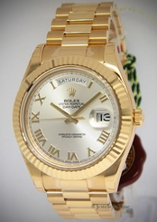 Rolex NEW Day-Date II President 18k Yellow Gold Mens Watch Box/Papers 218238