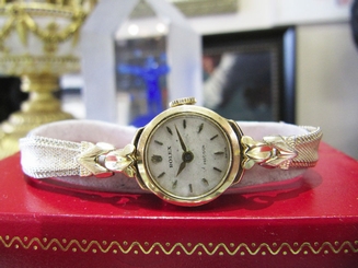 Ladies Vintage ROLEX Precision 18K Yellow Gold Dress Watch