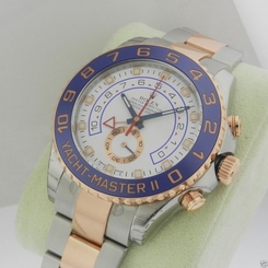 Rolex Yacht-Master II AUTHENTIC 44mm Steel/Pink Gold Watch 116681 Ret: $25,150