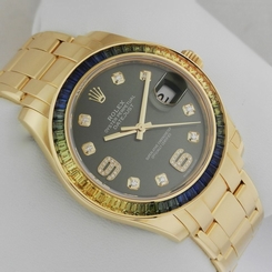Rolex Oyster Perpetual Datejust Pearlmaster 39mm YG 86348SABLV Ret: $77,250