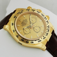 Rolex Cosmograph Daytona Yellow Gold 116518 Champagne Dial Retail: $25,150