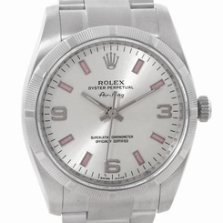 Rolex Oyster Perpetual Air King Stainless Steel Watch 114210