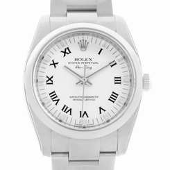 Rolex Oyster Perpetual Air King White Dial Watch 114200 Unworn