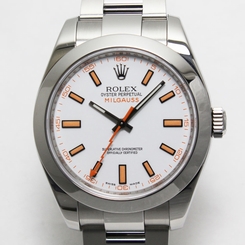  Authentic Rolex Milgauss 116400 Stainless Steal Automatic Mens Watch 878