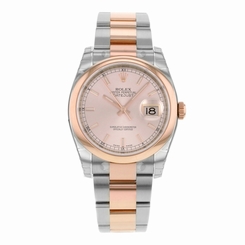 Rolex Datejust 116201 CHSO 18K Pink Gold & Steel Automatic Men's Watch