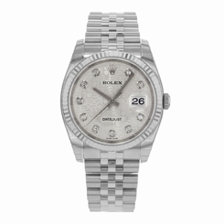 Rolex Datejust 116234 sjdj 18K White Gold & Steel Automatic Men's Watch