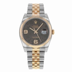  Rolex Datejust 116231 BRFDAJ 18K Pink Gold & Steel Automatic Men's Watch