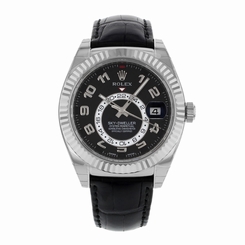 Rolex Oyster Perpetual Sky-Dweller 326139 18K White Gold Automatic Men's Watch