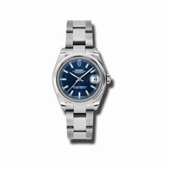 Rolex Datejust 31mm Steel Oyster Women's Watch 178240-BLIO
