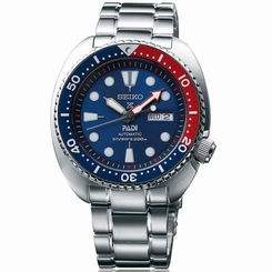 New Seiko Prospex PADI Men's Automatic Stainless Steel Diver Watch SRPA21