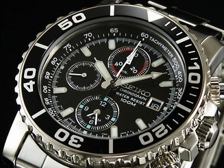 NEW MEN'S SEIKO DAYTONA ALARM CHRONOGRAPH 100M ANALOG SPORTS WATCH SNA225P1 4900969888380