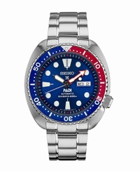 New Seiko Padi Automatic Prospex Pepsi Turtle Divers 200M Men's Watch SRPA21