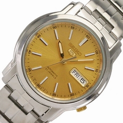 Seiko 5 Men's SNKL81K1 Stainless Steel Automatic 21 Jewels Day Date Watch