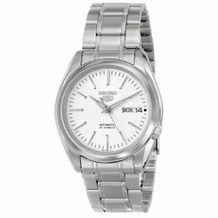 Seiko Men's SNKL41 "Seiko 5" White Dial Stainless Steel Automatic Watch 29665172570