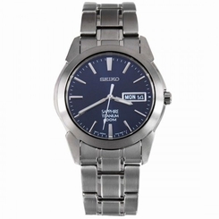 Seiko Men's SGG729 Titanium Bracelet Blue Dial Watch 4954628050939