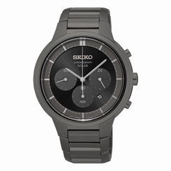 Seiko Men's SSC443 Solar Quartz Chronograph Stainless Steel Dress Watch