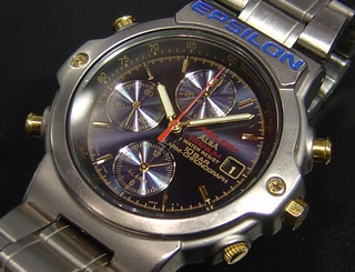 1997 Products" Seiko Alba Epsilon Titanium Chronograph Alarm Quartz Mens Watch
